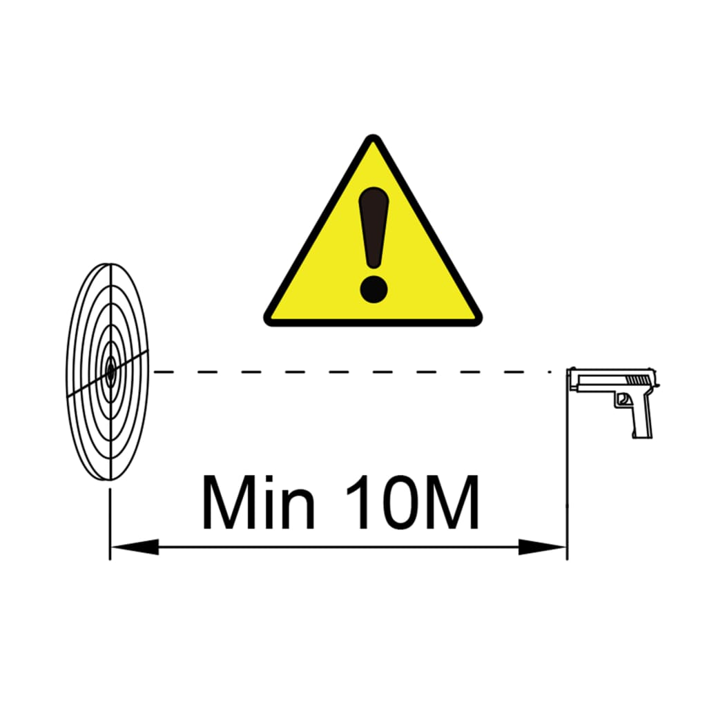 NNEVL Auto Reset Spinner Shooting Target with 4 + 1 Targets