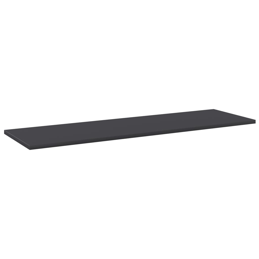 NNEVL Bookshelf Boards 8 pcs Grey 100x30x1.5 cm Chipboard