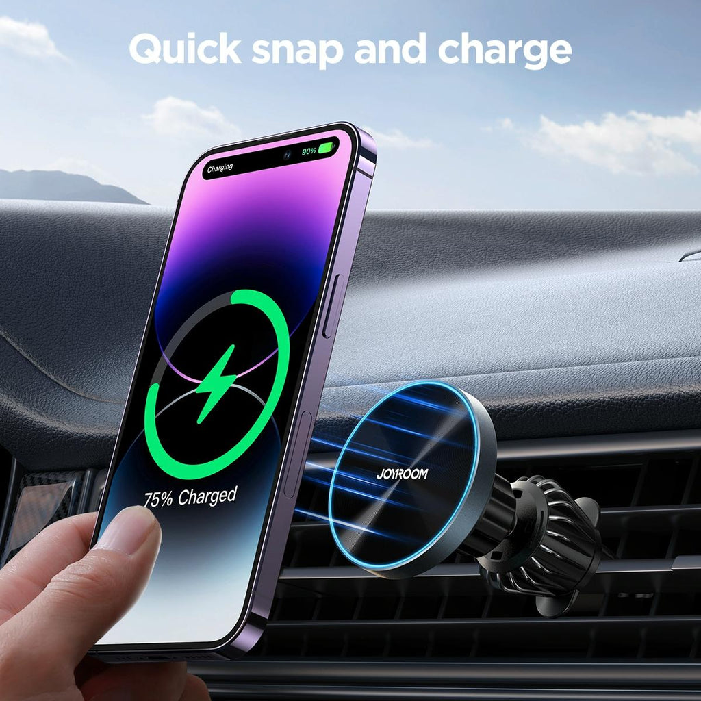NNEIDS Pro Magnetic Wireless Car Charger For Jr-Zs240 - Black-0