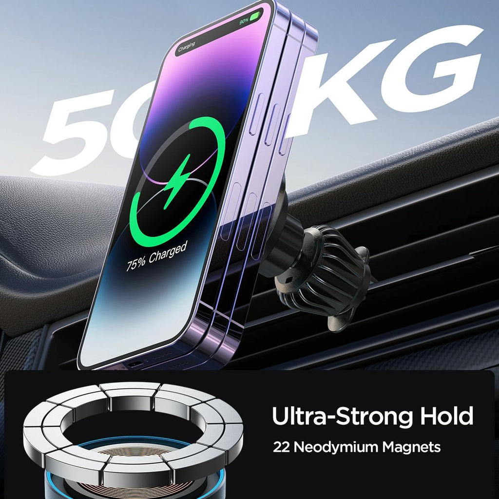 NNEIDS Pro Magnetic Wireless Car Charger For Jr-Zs240 - Black-2