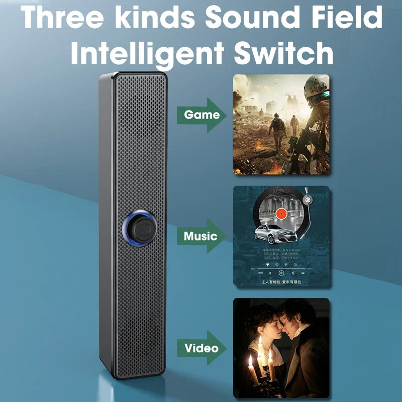 NNEOBA PC Soundbar – Wired Speaker