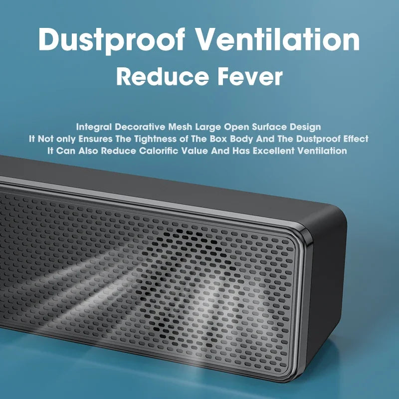 NNEOBA PC Soundbar – Wired Speaker