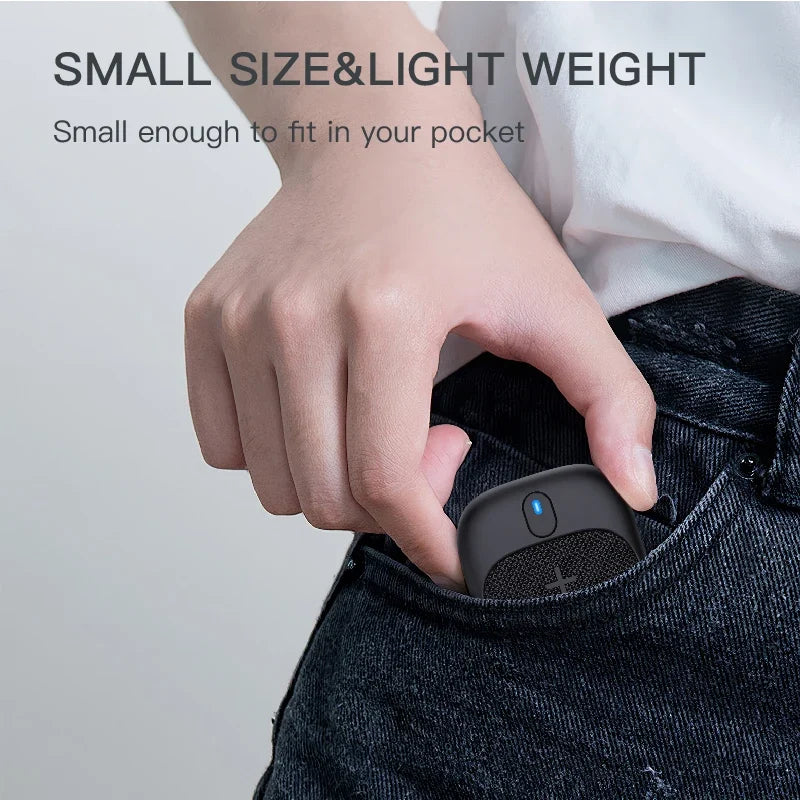 NNEOBA Portable Mini Bluetooth Speaker with Waterproof (Black)-2