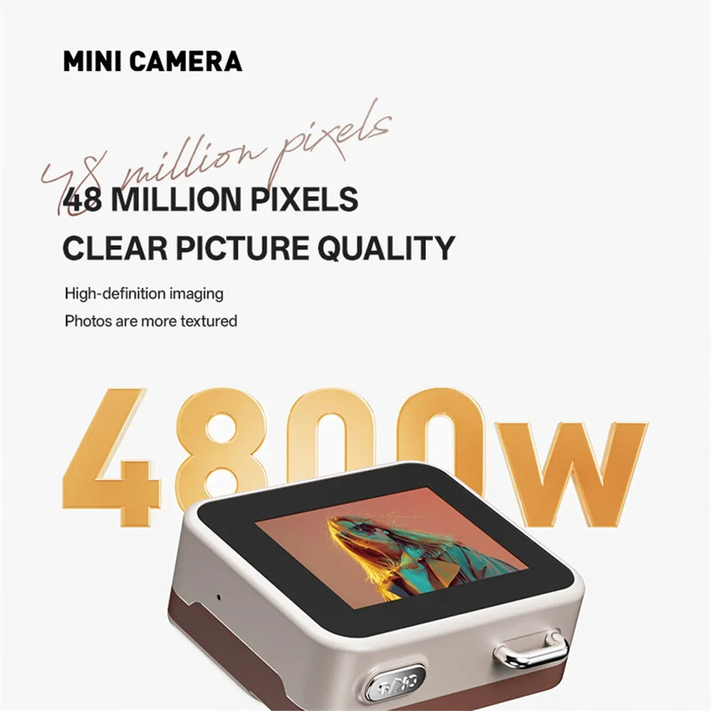 NNEOBA Retro Mini Keychain Camera Khaki