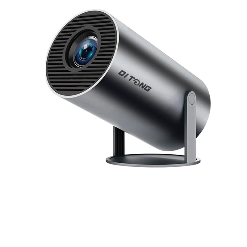 NNEOBA HD 4K-Supported Android LED Projector Black-0