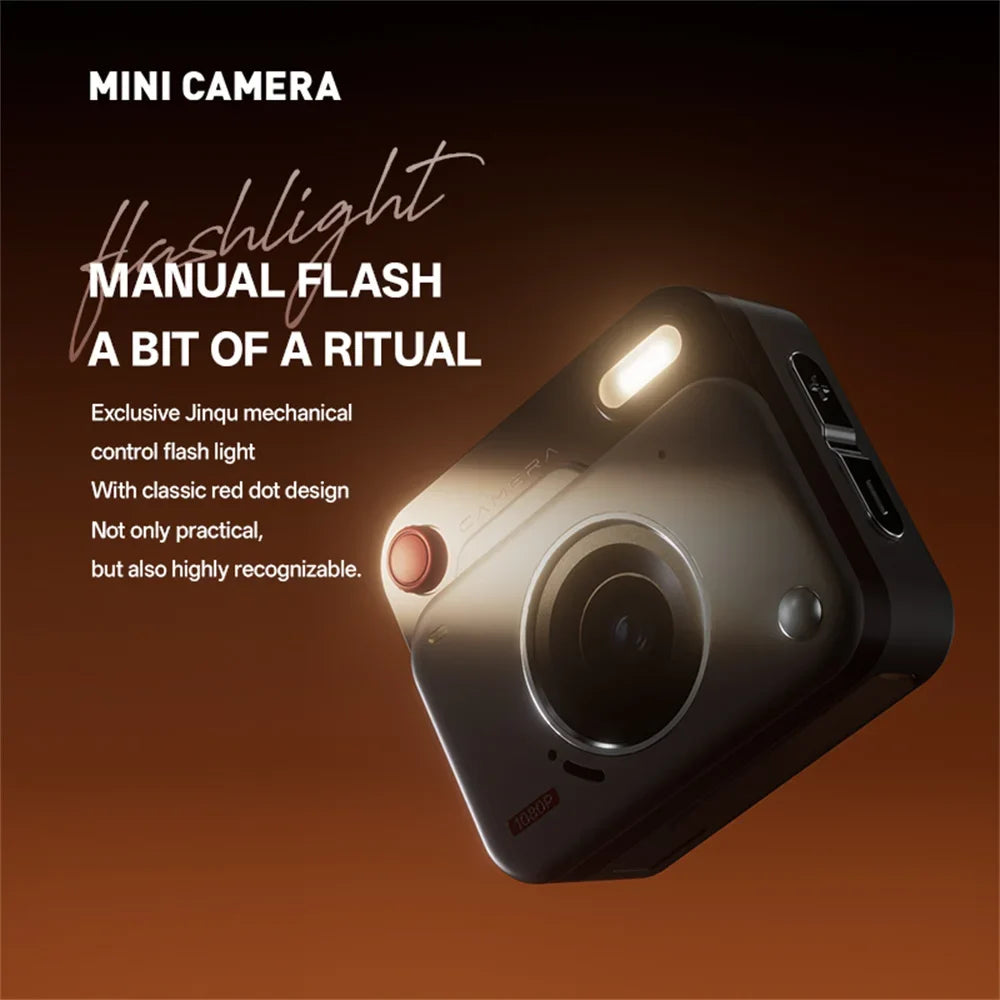 NNEOBA Retro Mini Keychain Camera Khaki