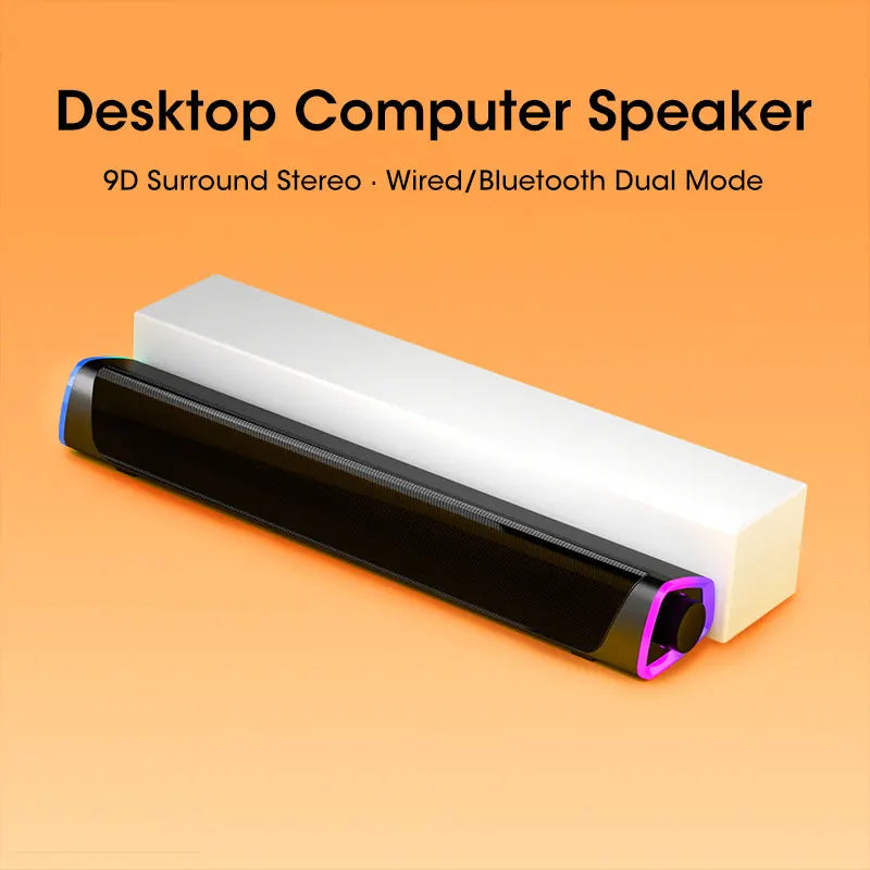 NNEOBA 4D Computer Speaker Bluetooth Black