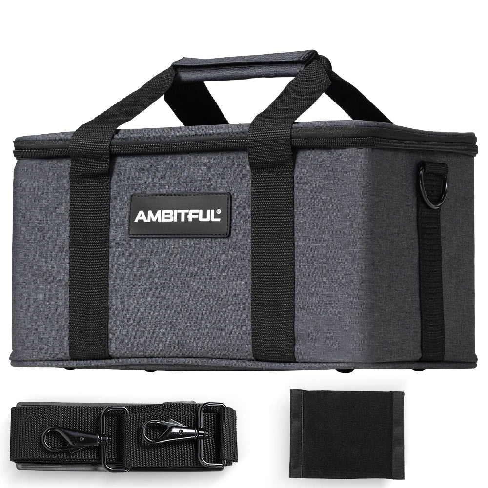 NNEOBA Studio Flash Video Camera Shoulder Bag Grey