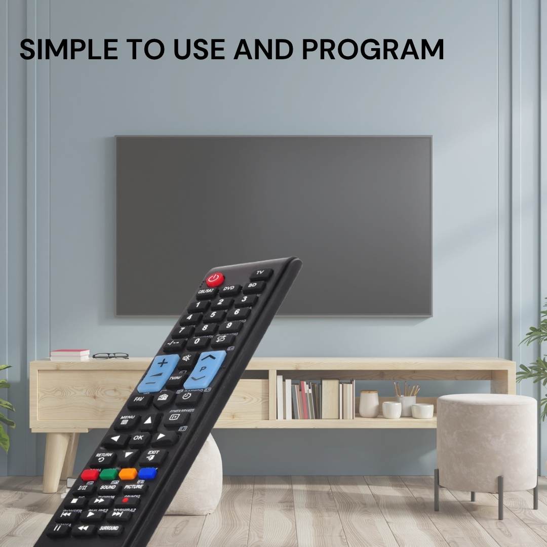 Tooleroo SMART TV Remote Control Compatible with PANASONIC DAEWOO HAIER & More-2