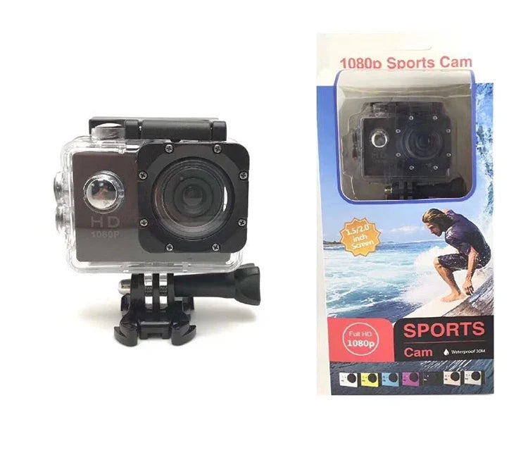 NNEOBA Waterproof Sports Camera for Diving, Riding & Outdoor Sports(Black)