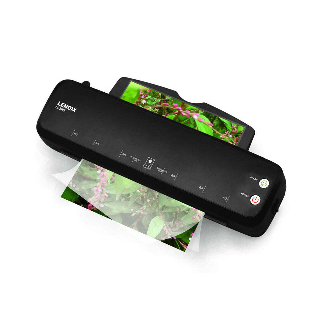 NNEDSZ Hot Paper Laminator (A3 Size) 350W, Laminating Thickness 80-100 Microns